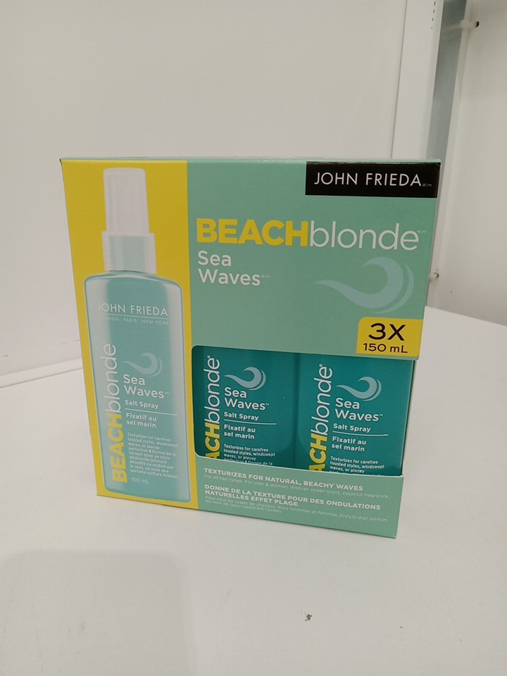 3pk john frieda beach blonde sea waves texturizing beachy wave salt spray - 150ml / each image 3