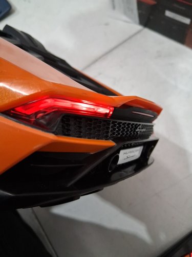 HOT WHEELS RC LAMBORGHINI HURACAN STERRATO CAR - 1:10 - ORANGE AND BLACK (MODEL: 1851591) image 5