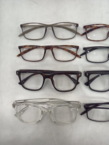 8 ASSORTED +1.50 readers - assorted colours & frame shape image 2