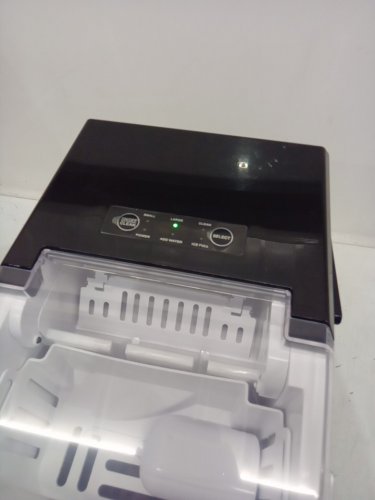Countertop Ice Maker with Handle and scoop - 26lb - black (model: wbj-10a) image 3