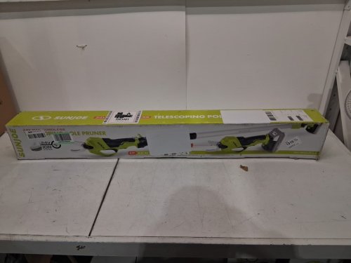 sun joe cordless rechargeable telescoping pole pruner and lopper tool - 24v/4ft - 5.8ft - green (model: 24v-lrpl2-lte-sjg) image 2