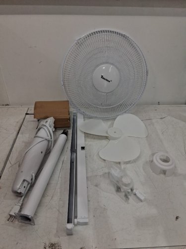 Tooltech 3-Speed oscillating pedestal fan - 16" - white (model: 100077) image 3