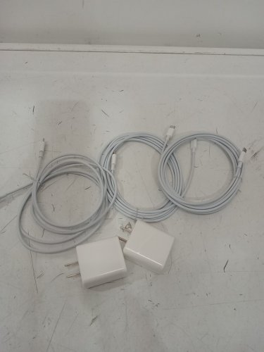 3PK USB C to USB C  CHARGING Cable WITH 2 CHARGER BLOCKS image 3