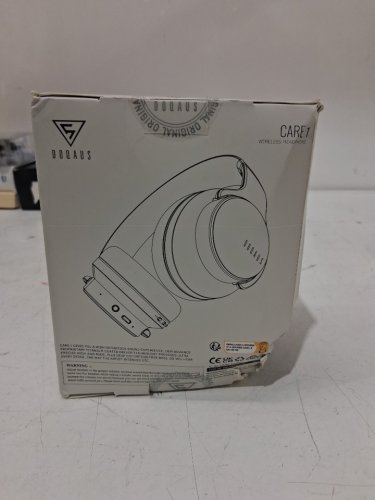 DOQAUS Bluetooth Over the Ear Headphones - 90H Battery Life - Red / Black (Model: Care 1) image 2