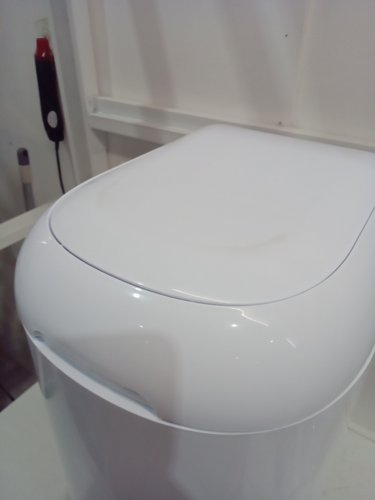 DIAPER GENIE SIGNATURE PAIL EASY ROLL WITH REFILL BAGS - WHITE (MODEL: ‎I000602) image 8