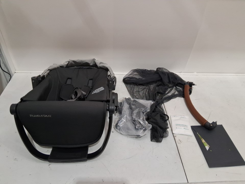 UPPAbaby RumbleSeat V3 Second Lower Seat - FITS vista v2/v3 strollers - greyson charcoal (model: ‎0904-RBS-NA-gry) image 3
