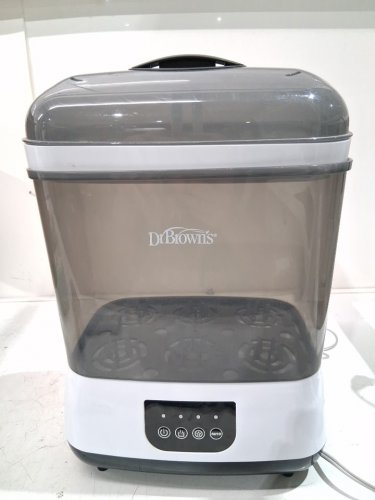DR. BROWN'S CLEAN STEAM BABY BOTTLE & PACIFIER STERILIZER AND DRYER - WHITE (MODEL: ‎AC177-WEB) image 3