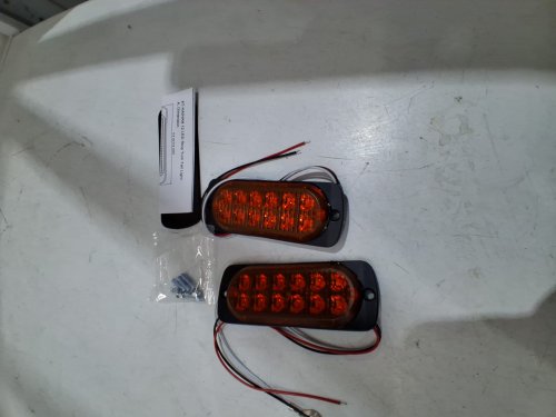 2pk AT-HAIHAN LED Waterproof Surface Mount Aluminum Housing Trailer Stop Brake Turn Taillights for Truck Tractor Jeep RV -4"- red (model: CA-DOT-12T-P) image 3