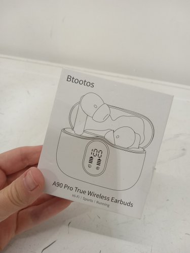 BTOOTOS TRUE Wireless BLUETOOTH Earbuds - Wireless BLUETOOTH IN-EAR HEaDphones with ENC Noise Cancelling Mic, IP7 Waterproof, Touch Control - BLACK (MODEL: A90 PRO) image 2
