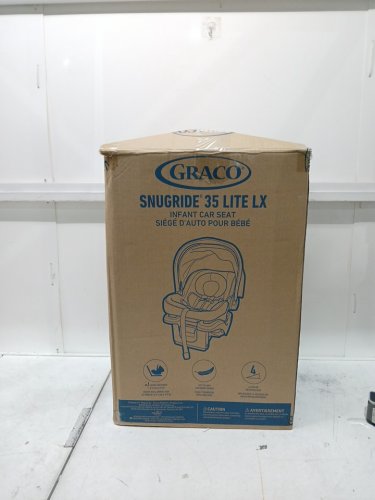 GRACO SNUGRIDE 35 LITE LX INFANT CAR SEAT - 35LB MAX- BLACK/GREY (MODEL: 2143034) image 2