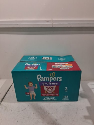 132PK PAMPERS PULL ON CRUISERS 360° 100% LEAKPROOF FIT DISPOSABLE BABY DIAPERS - SIZE 3 (16 - 28LBS) image 2