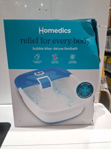 Homedics Bubble Bliss Deluxe Foot Spa (MOD: FB-50JA-1PK) image 2