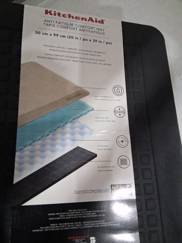 kitchenaid anti-fatigue comfort gel mat - 20" x 39" - Milkshake Tan (model: 1796321) image 2