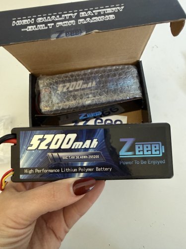 2PK ZEEE POWER 2s lipo BATTERY high quality rc car batteries-  5200mah image 4