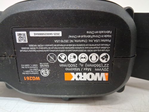 WORKX 20V LITHIUM CORDLESS 22" HEDGE TRIMMER *TOOL ONLY* (MODEL: WG261.9) image 6