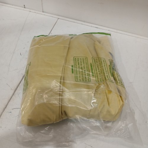 (2 panel) rod pocket vibrant velvet curtains - 50"x 96" - green/yellow image 2