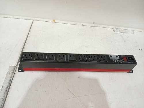 dmxnet wp8 power distribution unit - 8 PORT - red image 2