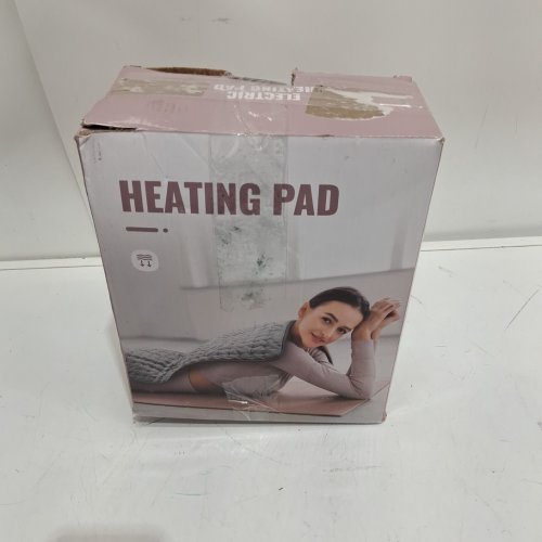 QFUN full body heating pad with auto shut off - 20" x 40" - deep grey (model: tk-hp4020k) image 2