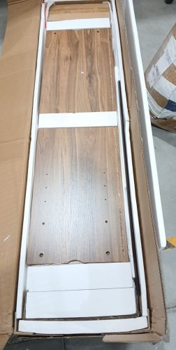 LIKIMIO Entertainment Centre TV Stand - for TVs up to 80"- 70" x 29.4" x 15.3" - Brown (Model: HK-TV01) image 4