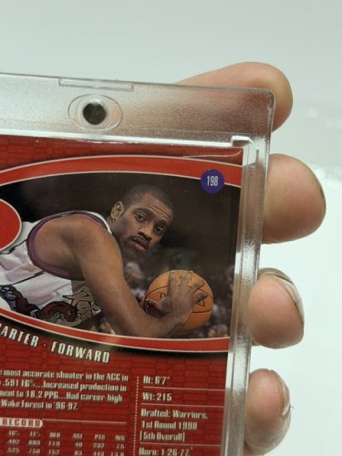 TOPPS 1999 STADIUM CLUB VINCE CARTER ROOKIE RAPTORS CARD #198 CARD image 2
