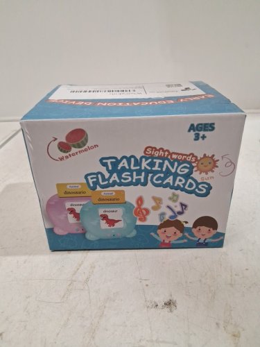 KID'S AIRBITION BILINGUAL TALKING FRENCH/ENGLISH FLASH CARD MONTESSORI TOY - 200+ CARDS - BLUE image 4