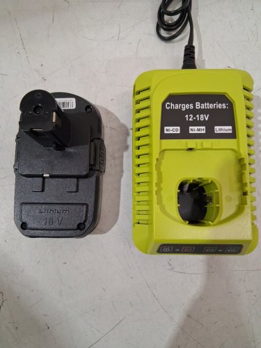 Powilling 18v lithium battery & Dual Chemistry IntelliPort Charger Li-ion & Ni-cad Ni-Mh battery Charger 12V MAX and 18V MAX for Ryobi ONE Plus 18V Batteries image 4