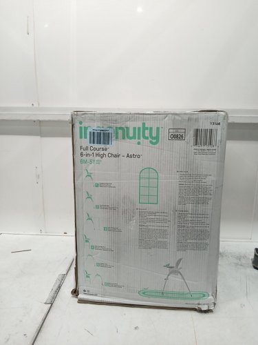 ingenuity full course convertible 6-in-1 highchair - 6m-5y - astro/grey (model: 13108) image 2