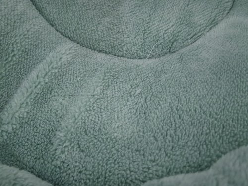 BALANCE 2-in-1 Ultra-Soft Plush Cat Bed cave for Indoor Cats - 21" x 21" x 16", medium, Anti-Slip Bottom - Green image 4