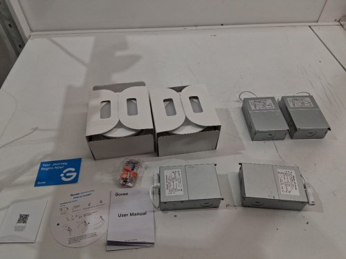 4pk Govee Wi-Fi & Bluetooth RGBWW Dimmable LED pot Downlights with Junction Box - 4", 11w, 2700k-6500k, 20000h (model: h601b) image 2