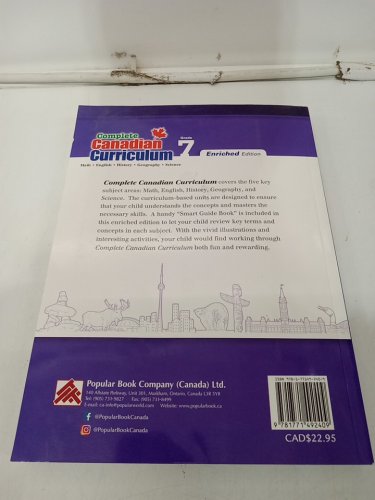 (paperback) Complete Canadian Curriculum: Grade 7 (Enriched Edition): math/english/science and social studies image 3