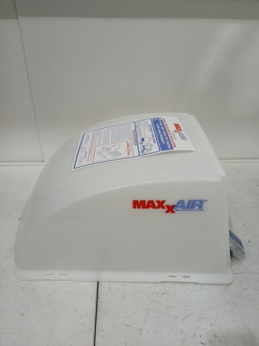 MaxxAir I Original Roof Vent Cover, Translucent White (MODEL: 10B50104) image 2