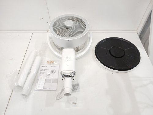 AIRMATE 2-IN-1 TABLE & STAND AIR CIRCULATION FAN WITH REMOTE - 32 ADJUSTABLE WIND SPEEDS - WHITE (MODEL: FA20-RD239 / 2001157) image 3