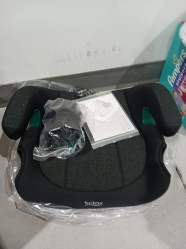 BRITAX UPNGO CLICK BACKLESS BOOSTER CAR SEAT WITH RIGID LUAS - 120LB - RAVEN BLACK (MODEL:E1D487A) image 5