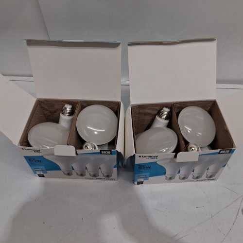 8PK LUMINUS LED DIMMABLE BR30 LED LIGHT BULBS - 8W/65W EQUIVALENT - 650LM - DAYLIGHT/5000K - (MODEL: PLYC5295) image 3