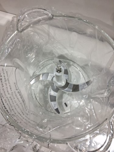 curtis stone digital glass bowl chop master - maroon/red (model: 105-504) image 5