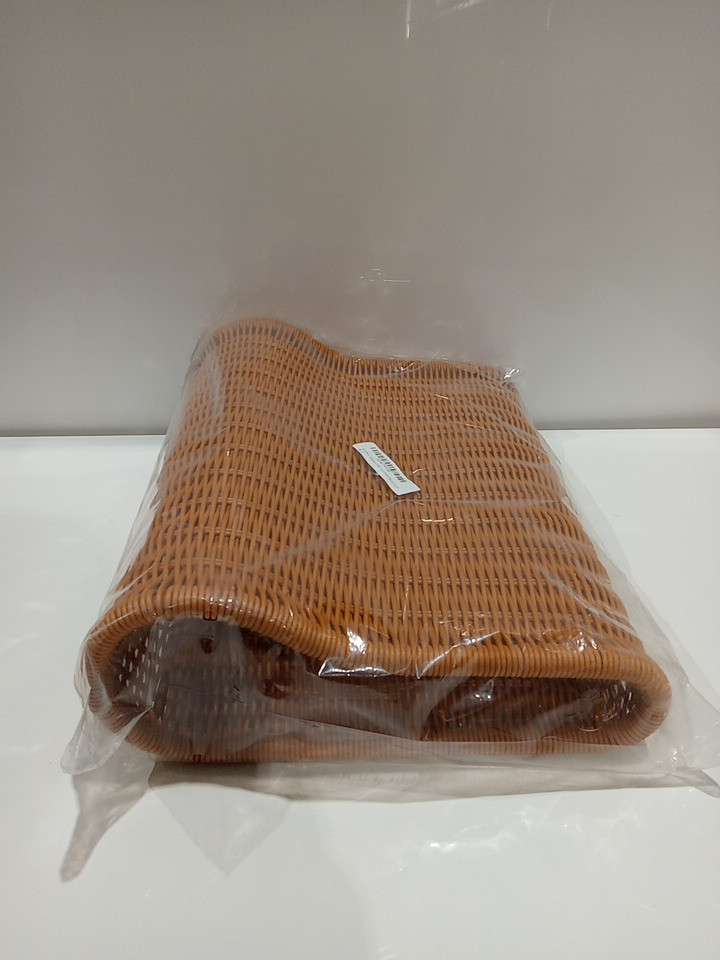 willowybe waterproof & ergonomic handwoven artificial rattan sauna pillow for back and neck - 15.75" x 12.3" image 4
