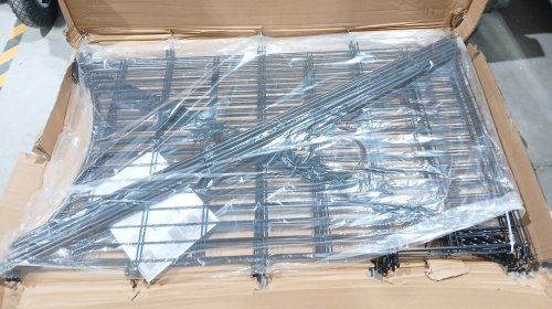 10 Panel Animal Barrier Fence - 48" - Black image 3