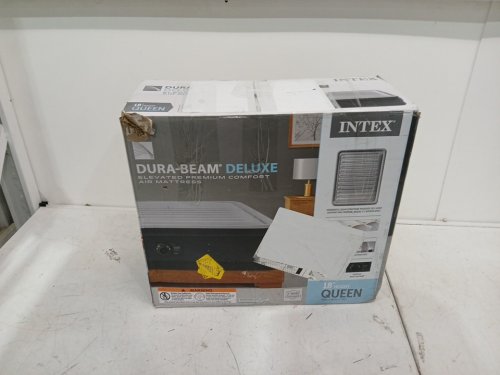 INTEX DURA-BEAM PLUS DELUXE PILLOW REST RAISED AIR MATTRESS WITH BUILT-IN ELECTRIC PUMP - QUEEN 60" X 16.5" X 80" (MODEL: ‎AP619D/64135ED) image 2