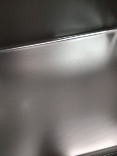 high sided non-slip litter box - 22" x 14.5" x 8" - large - stainless steel image 4