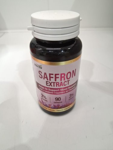 (90 caps) herba saffron extract - helps to support mood balance image 2