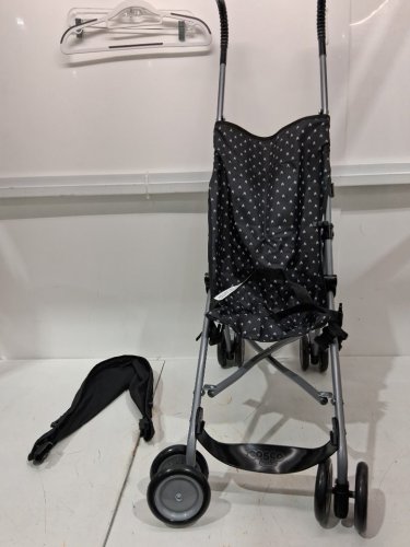 Cosco Kids Umbrella Stroller with Canopy - 40LB Max - Little Fletcher/Black (Model: 01218CLFL) image 2
