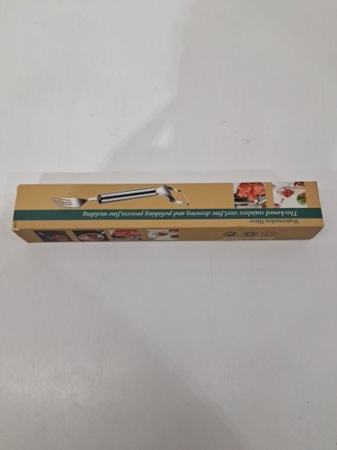 2pk 2-in-1 Stainless Steel Fruit Cutter Fork image 3