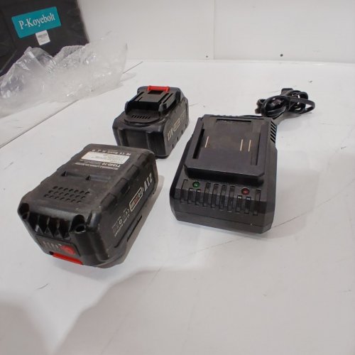 3PC BATTERY AND CHARGER SET - 21V 4AH image 2