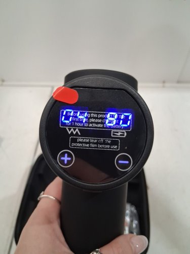 AERLANG RECHARGEABLE HANDHELD DEEP TISSUE MASSAGE GUN - BLACK (MODEL: EM9) image 2