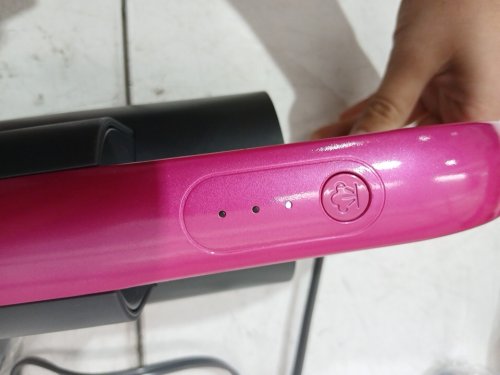 Schenley Detachable Handheld Steam Mop Cleaner with 7-in-1 Multi-purpose Accessories & Washable Microfiber Pads - pink/grey (model: slfcsm064) image 5