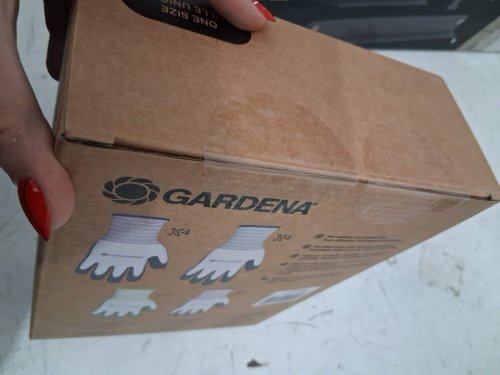 13pr gardena latex-coated multipurpose work & gardening gloves - one size fits many - multi-colour (model: 1852515) image 3
