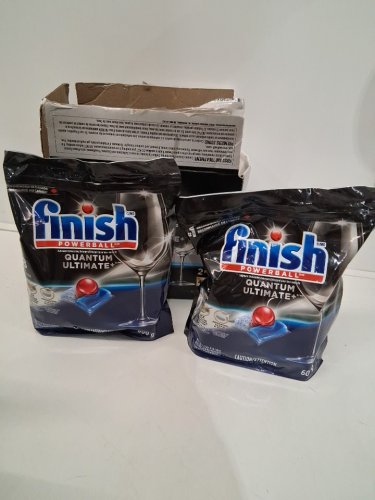 2 (48PK) FINISH QUANTUM ULTIMATE+ DISHWASHER DETERGENT TABS - 96 TABLETS TOTAL (MODEL: 4254845) image 2