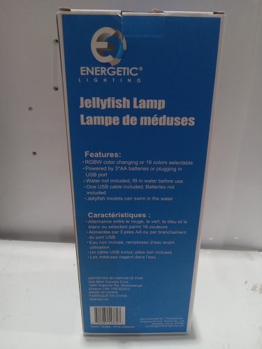 ENERGETIC Lighting RGBW Jellyfish Lamp - Black (Model: MTSL4006AHB) image 4