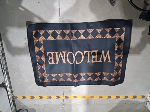 Home Textiles Non-Slip Indoor/Outdoor Front Door Welcome door Mat   - 36" x 24" - brown /black (model: 3DN8UMMRHT79) image 2
