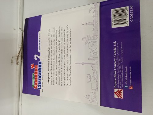 (paperback) Complete Canadian Curriculum: Grade 7 (Enriched Edition): math/english/science and social studies image 3